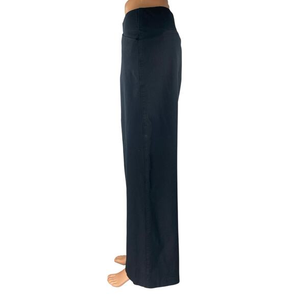 Old Navy Women's Black High Waisted Palazzo Wide Leg Trousers Pants Size L - Picture 2 of 5